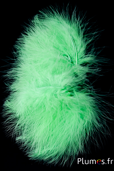 Dinde marabout - 8-12 cm - vert pomme
